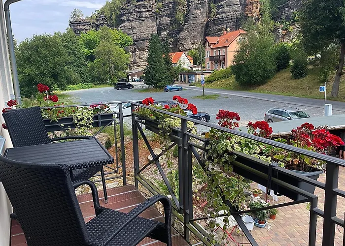 Luxurioese Fewohnung Felsenblick
